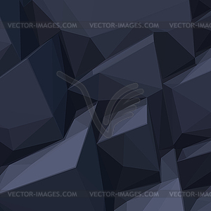 Background with abstract black cubes - vector image