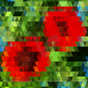 Фон с красочными шестигранной сетки - векторное изображение
