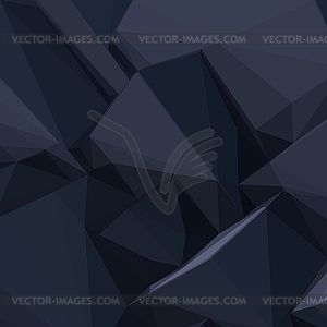 Background with abstract black cubes - vector clipart