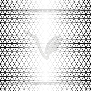 Background with gradient of triangle shaped cells - vector clipart