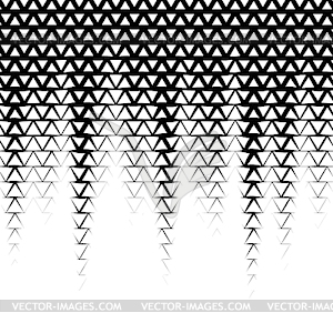 Background with gradient of triangle shaped cells - vector clipart