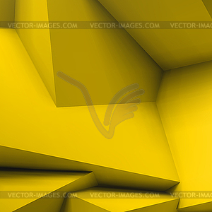 Abstract geometric background with overlapping cubes - vector clipart