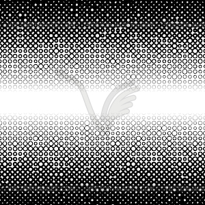 Фон с градиентом черно-белые кружки - клипарт в векторе / векторное изображение