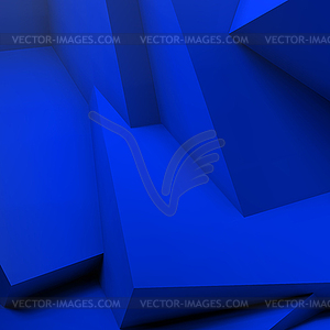 Abstract geometric background with overlapping cubes - vector EPS clipart