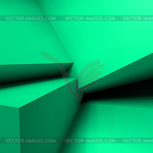 Abstract geometric background with overlapping cubes - vector image