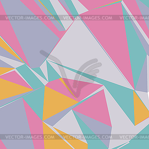 Abstract background with colorful triangles for - vector clip art