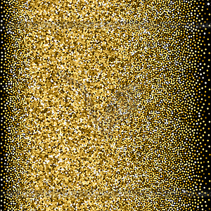 Glitter golden gradient with scattered sparkles - vector clipart