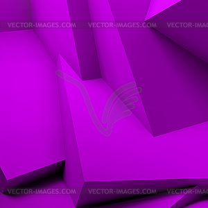 Abstract geometric background with overlapping cubes - vector image