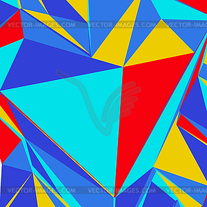 Abstract background with colorful triangles for - vector clipart