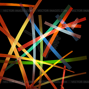Abstract background with retro colorful lines and - vector EPS clipart