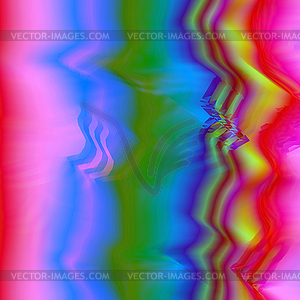 Glitch background with shiny glowing blurred - vector clipart