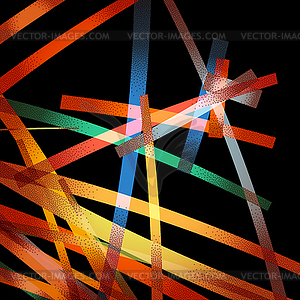 Abstract background with retro colorful lines and - vector clipart