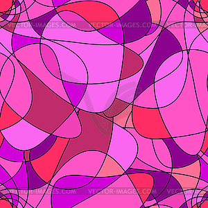 Seamless pattern with abstract swirling colorful - vector clip art