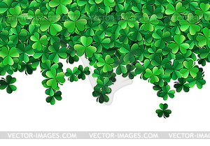 Saint Patricks day background with sprayed green - vector clipart / vector image