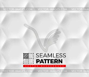 Seamless pattern with hexagonal cells made of - vector image