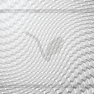 White background with pattern of hexagonal tiles - vector image