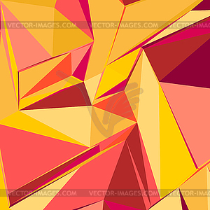 Abstract background with colorful triangles for - vector image