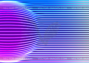 Neon lines background with glowing 80s new retro - vector image