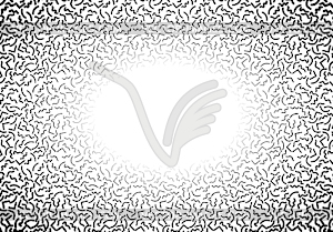 Фон с абстрактным рисунком линии Мемфиса и - изображение в векторе