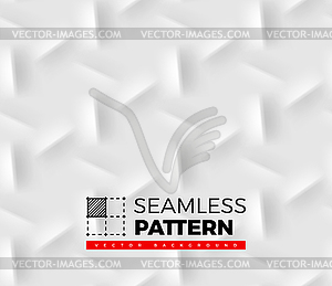 Seamless pattern with abstract lines made of shadow - vector image