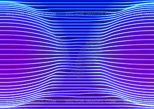 Neon lines background with glowing 80s new retro - royalty-free vector clipart