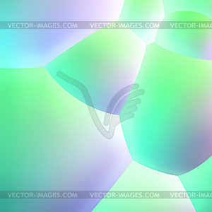 Abstract background with pearlescent soft bubbles - vector clipart