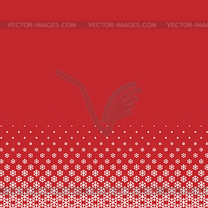 Snowflakes gradient Christmas or New Year abstract - vector image