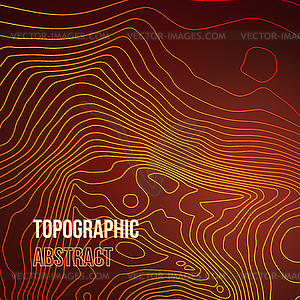 Topographic map colorful abstract background with - vector clipart