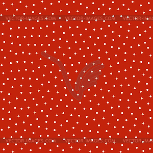 Polka dot seamless vintage pattern with messy dots - vector image