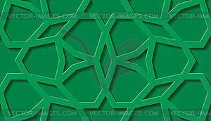 Arabic seamless pattern with classic islamic cultur - color vector clipart