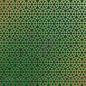 Abstract background with islamic ornament, arabic - vector clip art