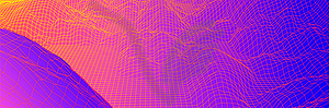 Digital landscape with mountains or hills made of - vector image