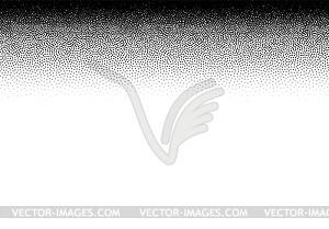 Dotwork gradient background, black and white - vector clipart