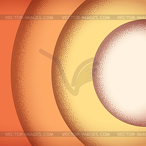 Абстрактный фон с ретро слоями и пунктирной - графика в векторе