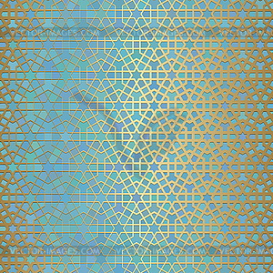 Abstract background with islamic ornament, arabic - vector EPS clipart