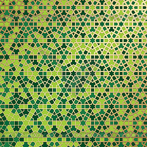 Абстрактный фон с исламским орнаментом, арабский - изображение в векторном виде