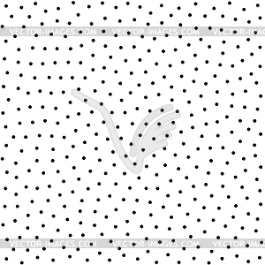 Polka dot seamless vintage pattern with messy dots - vector clipart