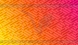 Maze pattern abstract background with vibrant - vector clipart