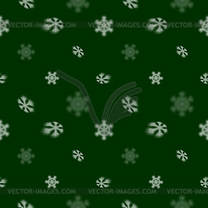 Christmas seamless snowflake pattern with blurred - vector EPS clipart