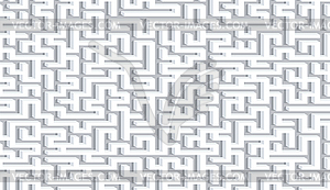 Maze pattern abstract background with labyrinth - vector image