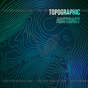 Топографическая карта красочный абстрактный фон с - клипарт в векторе / векторное изображение