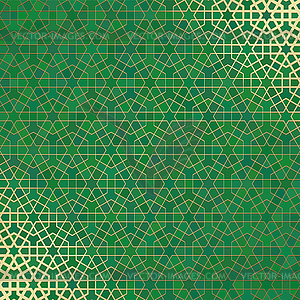 Abstract background with islamic ornament, arabic - vector clipart