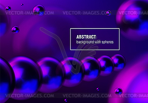 Abstract background with neon shiny blue and - vector clipart
