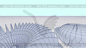 Abstract technology background with gears or cog - vector clipart