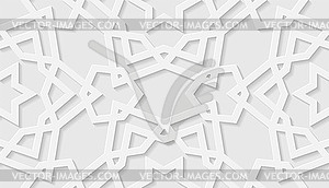 Arabic seamless pattern with classic islamic cultur - vector clipart / vector image