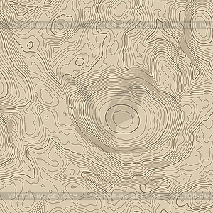 Abstract topographic map background with height - vector image