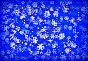 Christmas background or card with handdrawn - royalty-free vector image