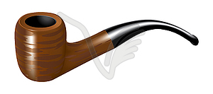 Smoking pipe - royalty-free vector image