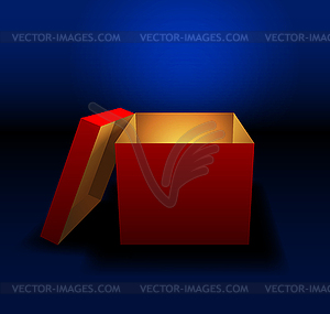 Gift box - royalty-free vector clipart