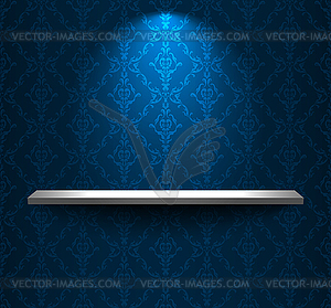 Shelf on wall - vector clipart / vector image